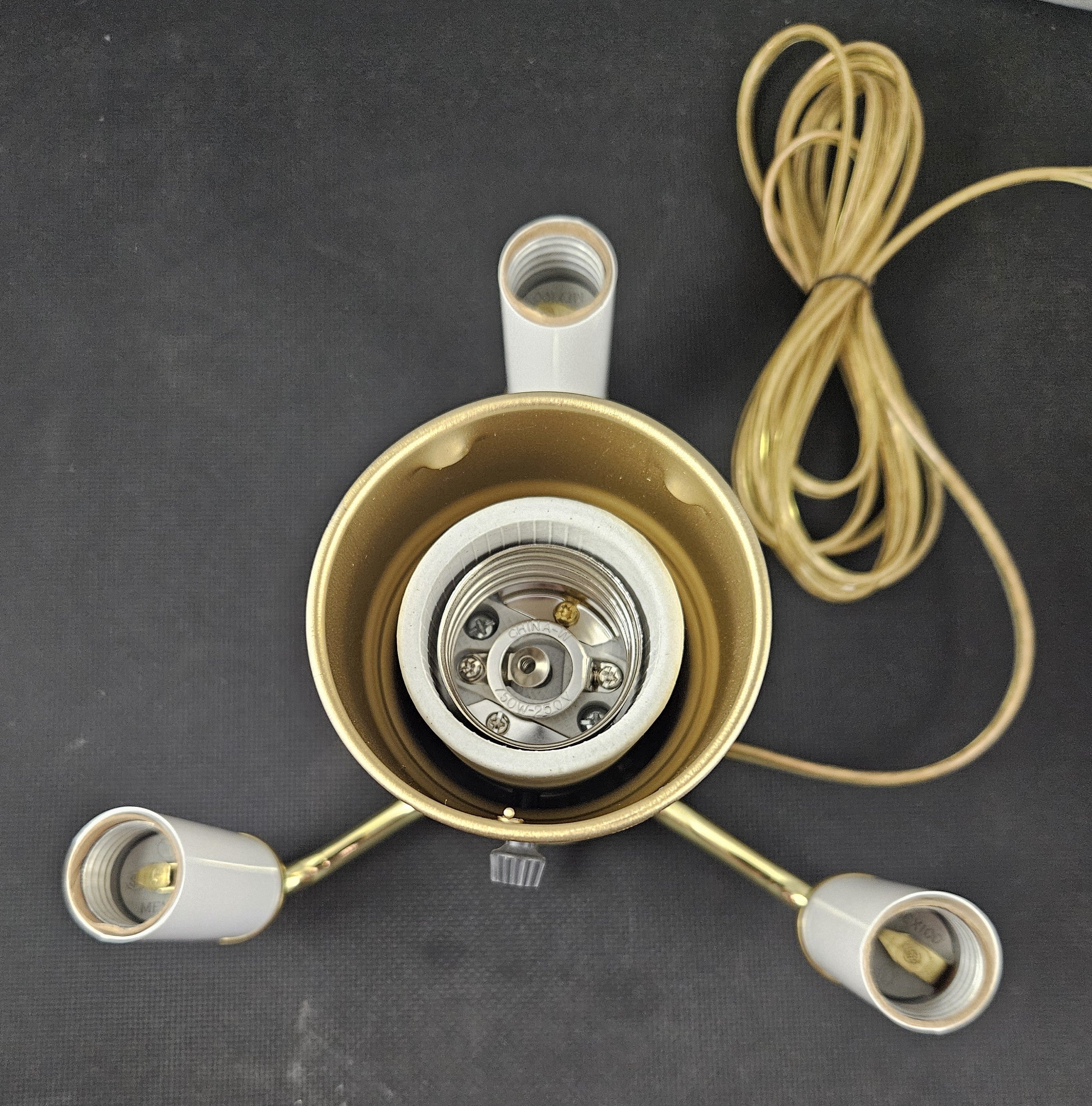 Floor Lamp Converter- Wired 3-way - Bottom tapped 1/4 IP