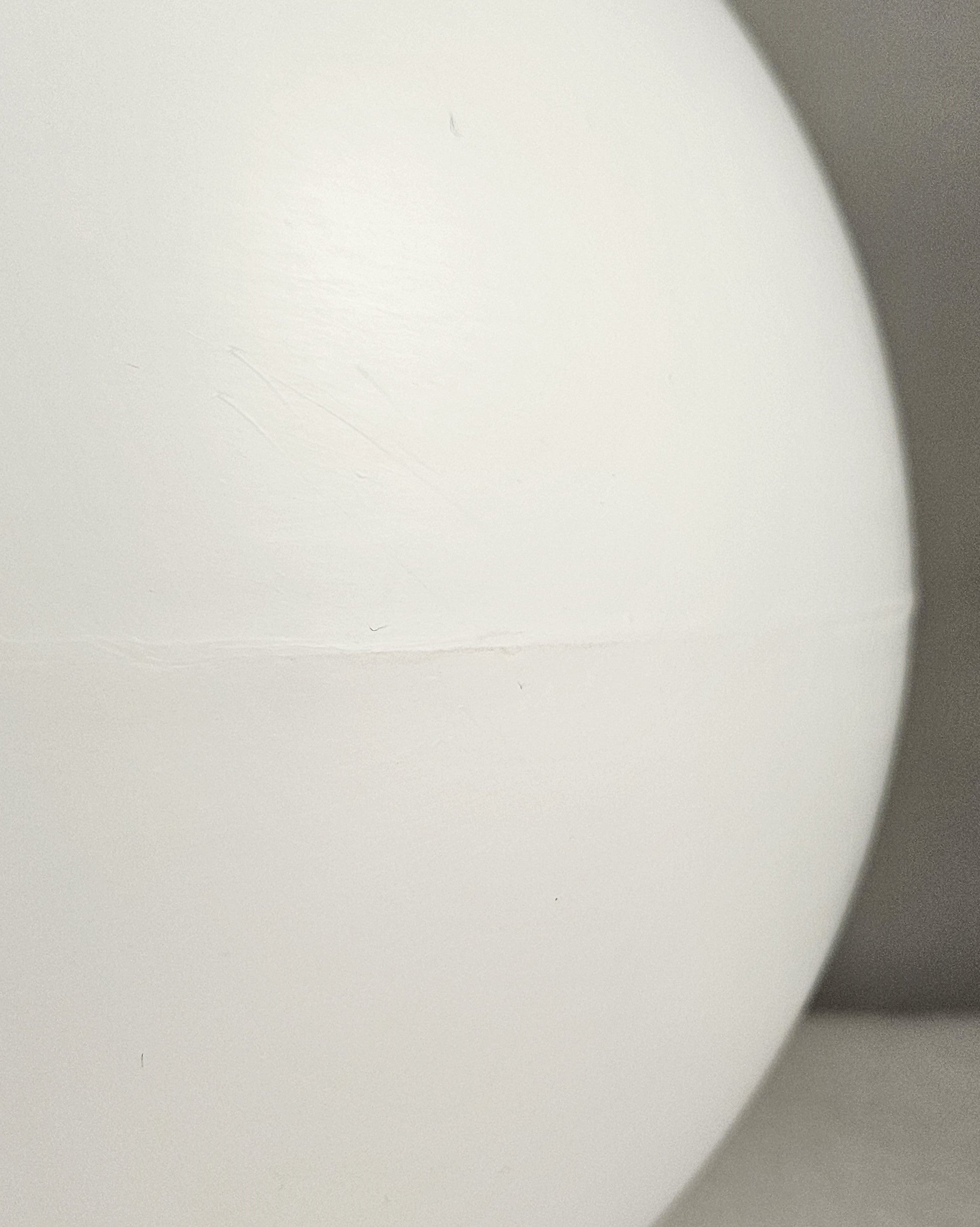 10" Neckless Plastic Globe w/ 4" opening (see more description & pictures)