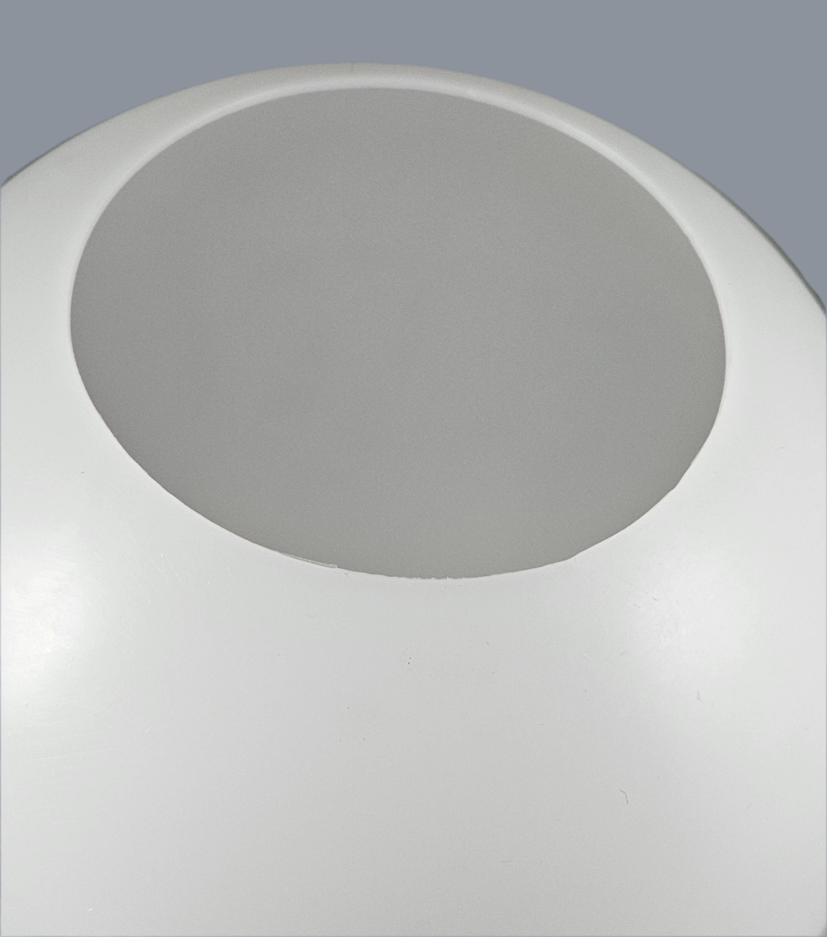 10" Neckless Plastic Globe w/ 4" opening (see more description & pictures)