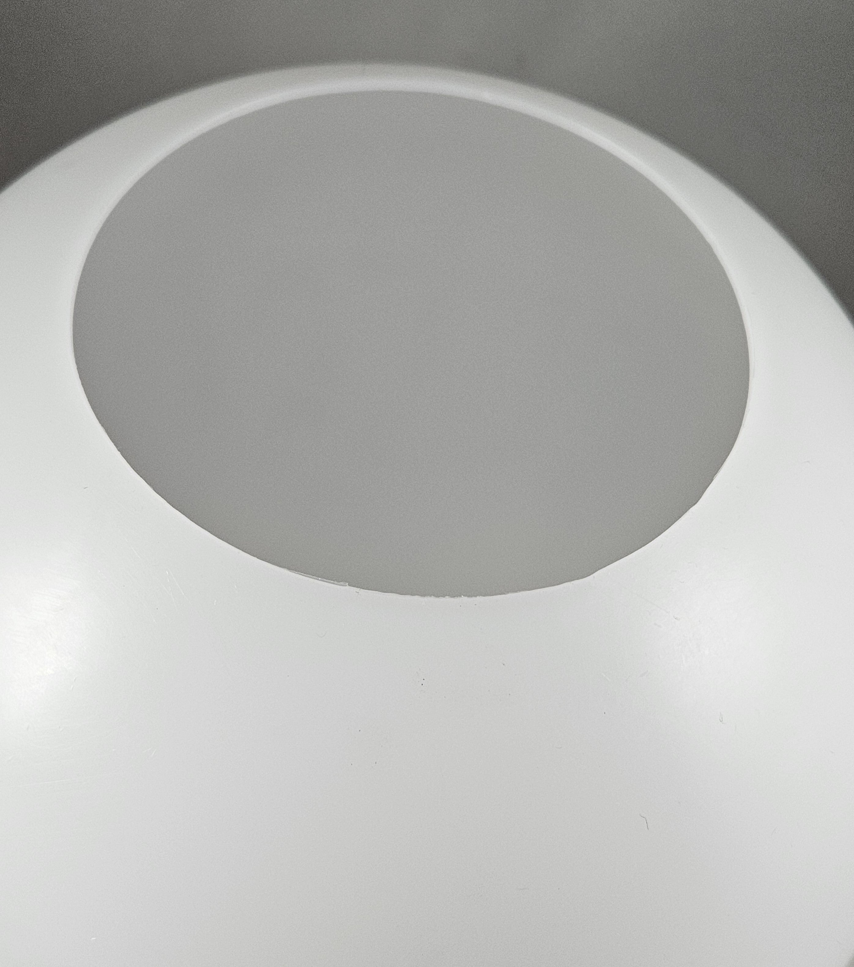 12" Neckless Polyethylene Globe w/ 5-1/4" Hole (see more description & more pictures)