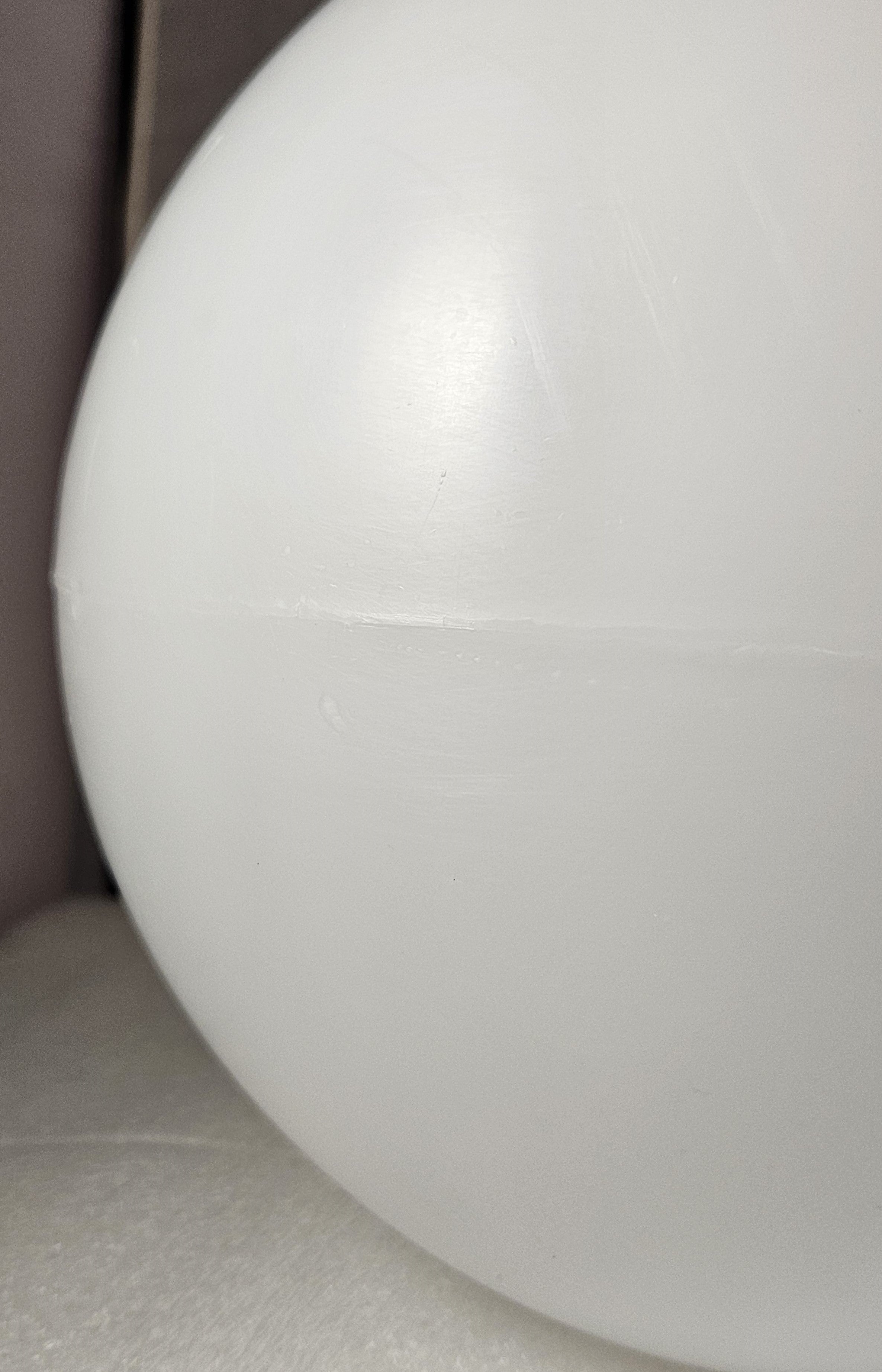 10" Neckless Plastic Globe with a 4" Hole (see more description & pictures)