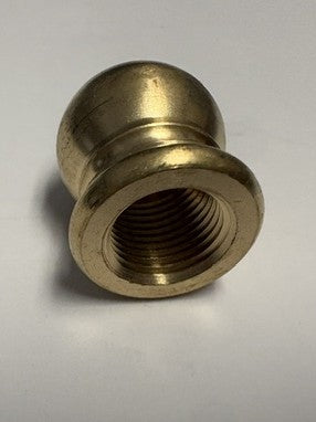 Unfinished Brass Ball Knob Tapped 1/8 IPS