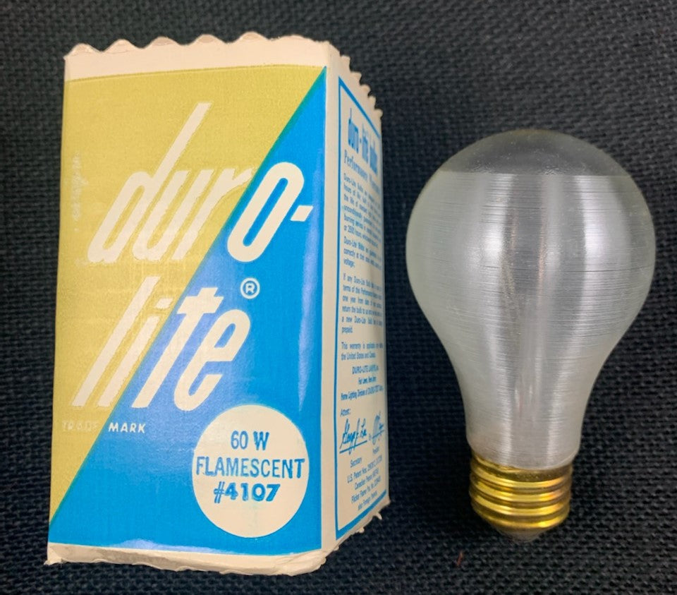 Duro Lite 60W Flamescent Frosted Bulb