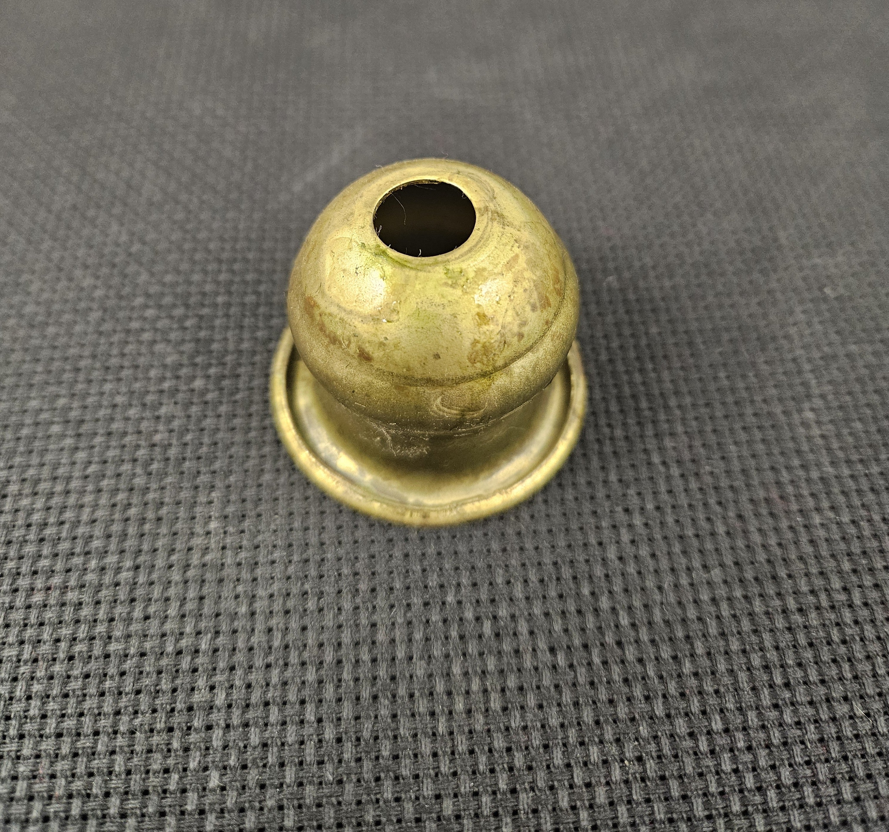 Brass Candle Cup - 1-1/2" High - 1" Diameter - Unfinished Brass