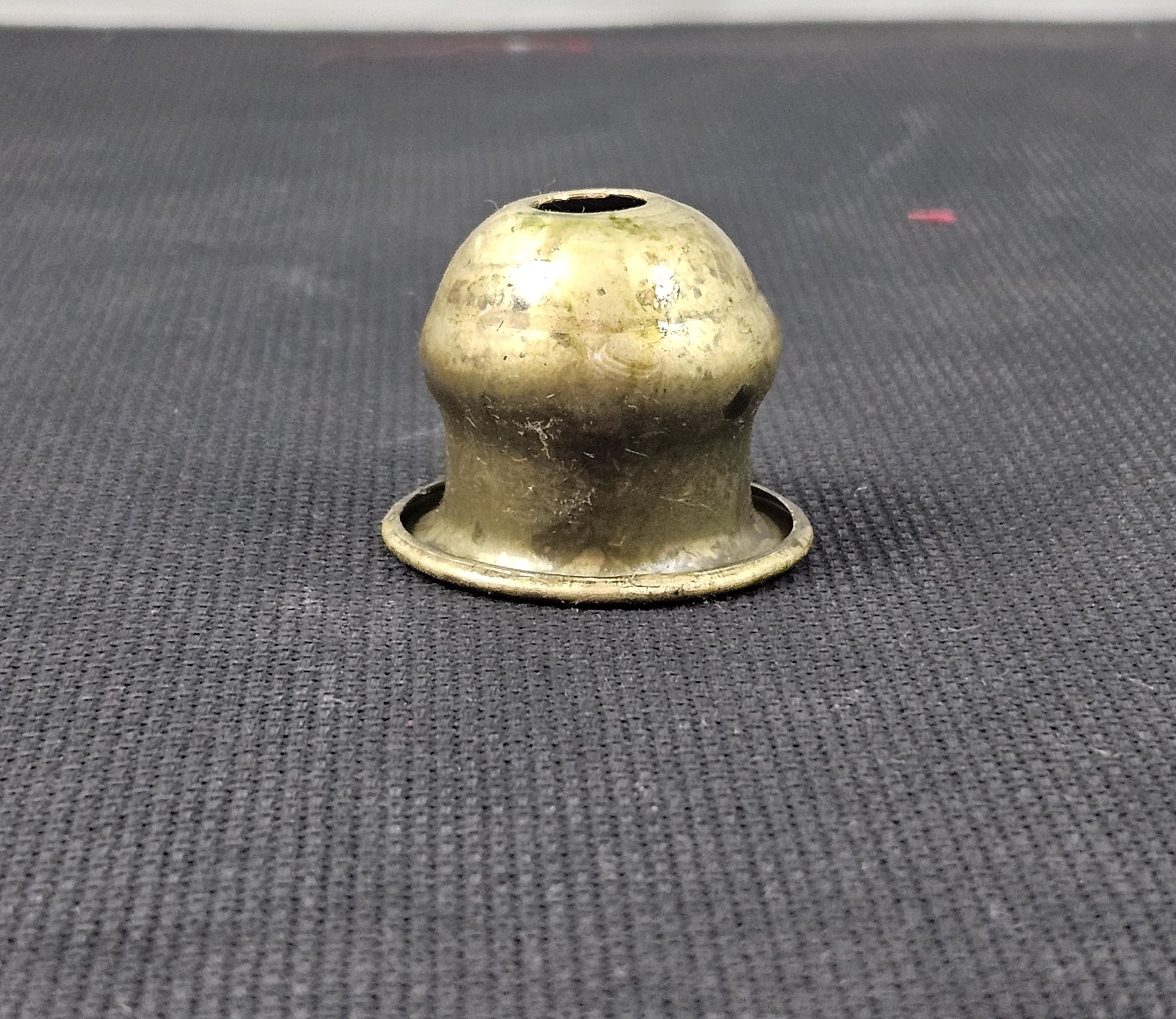 Brass Candle Cup - 1-1/2" High - 1" Diameter - Unfinished Brass