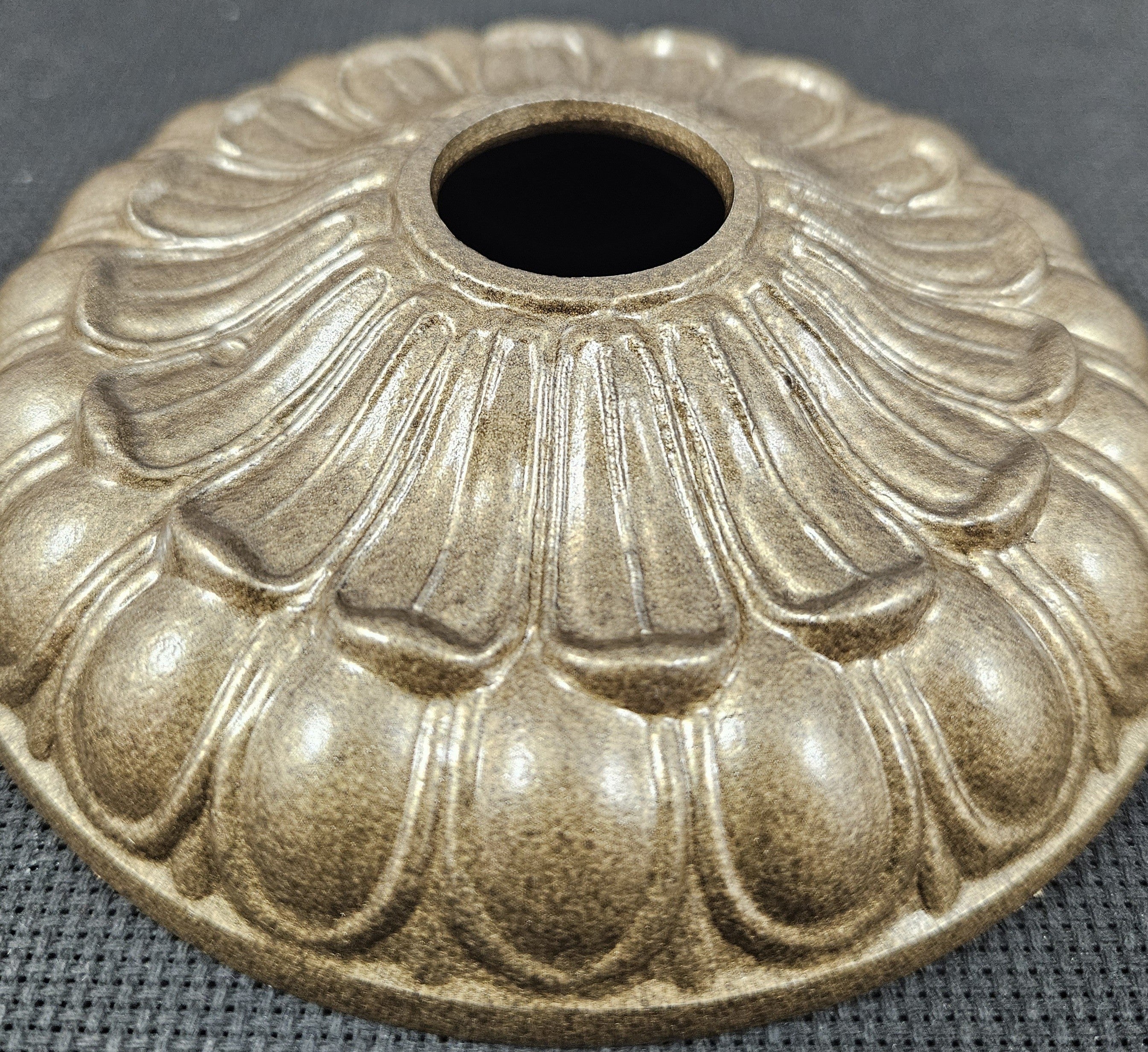 Canopy - Antique Gold Finish - 5-1/4" Diameter  (Special Finishing needs extra shipping time)