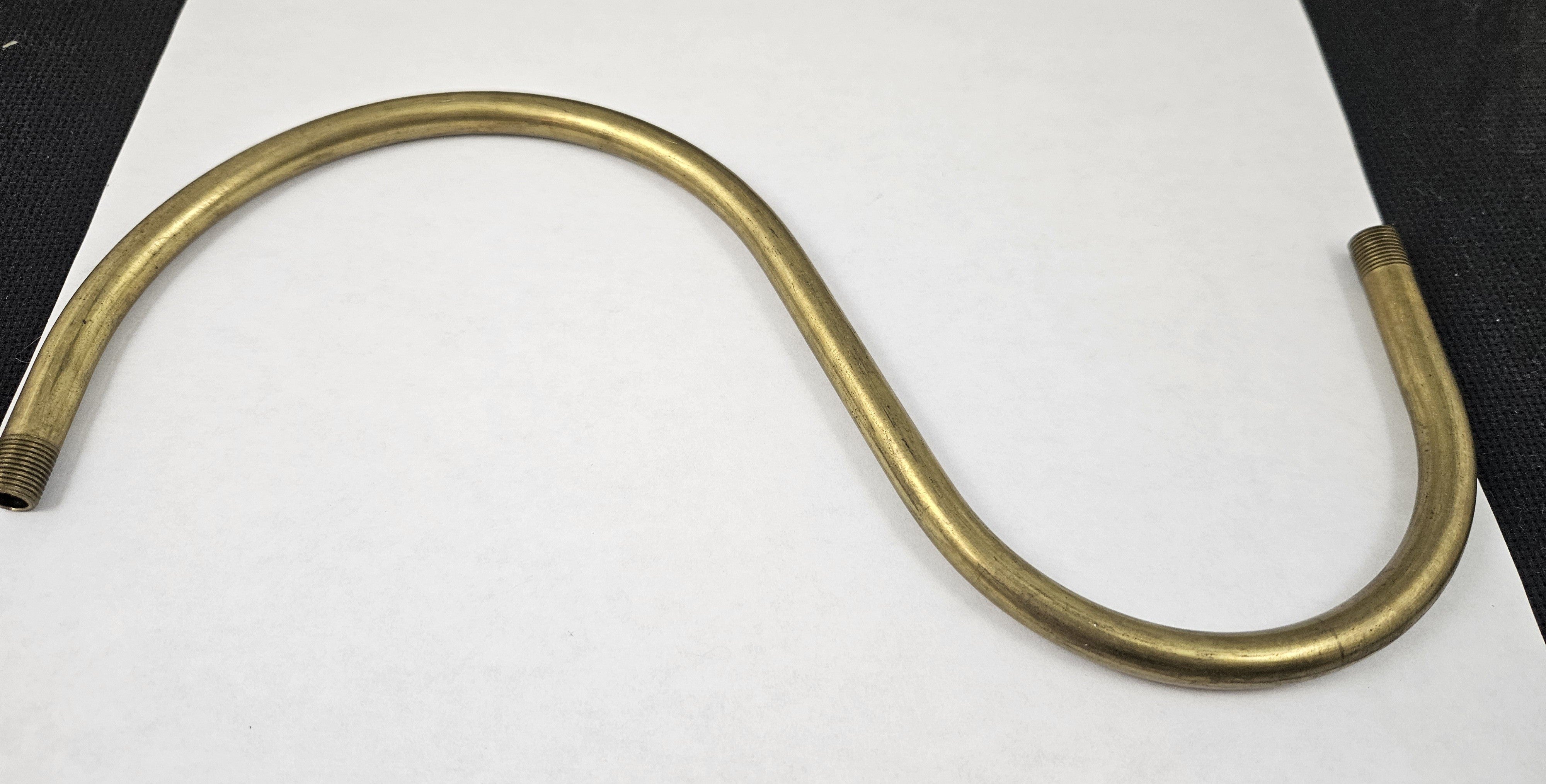 Brass "S" Arm - Unfinished - 11" Long