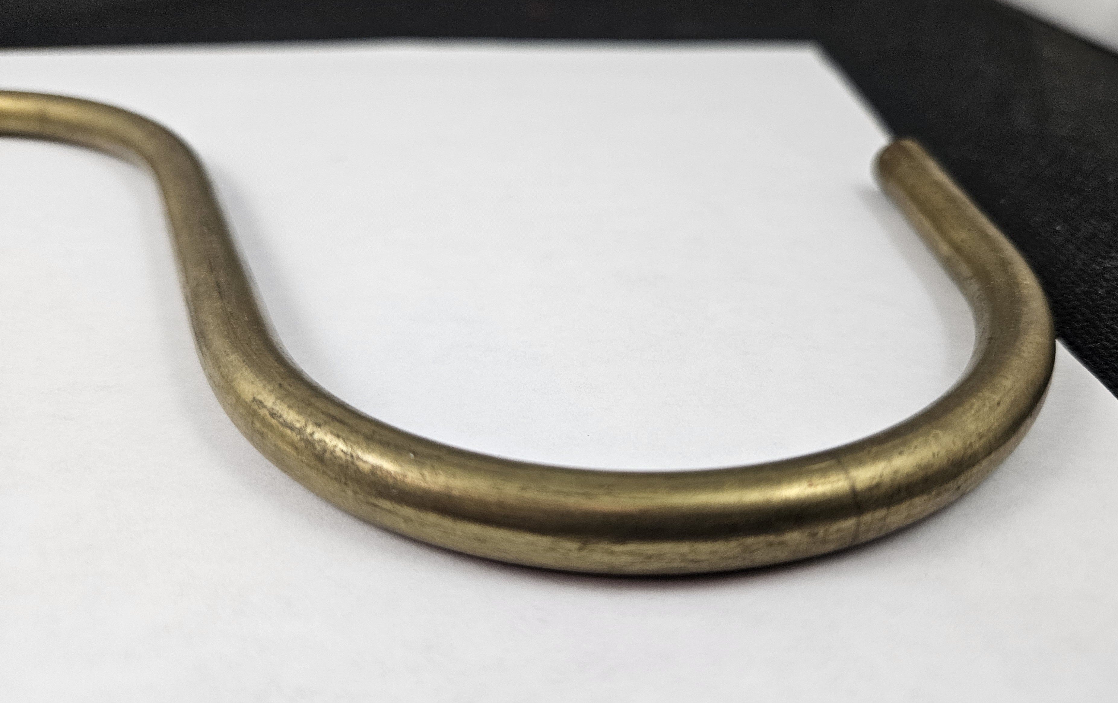 Brass "S" Arm - Unfinished - 11" Long