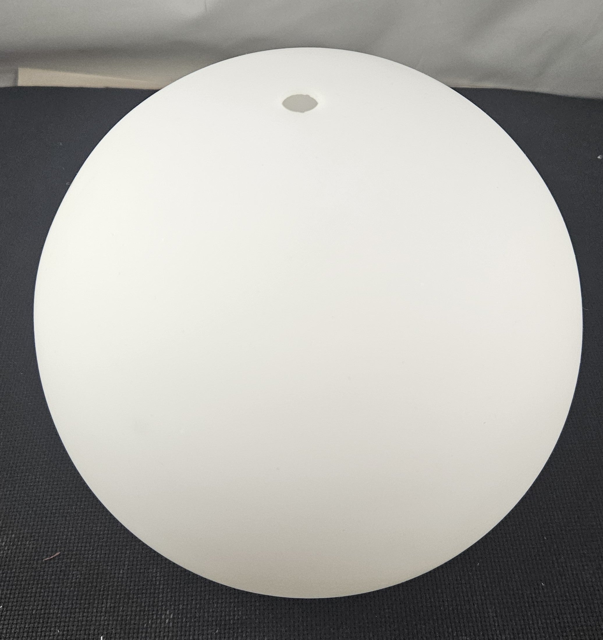 8" Satin White Glass Globe w/ 4" Opening  (1 Left only)
