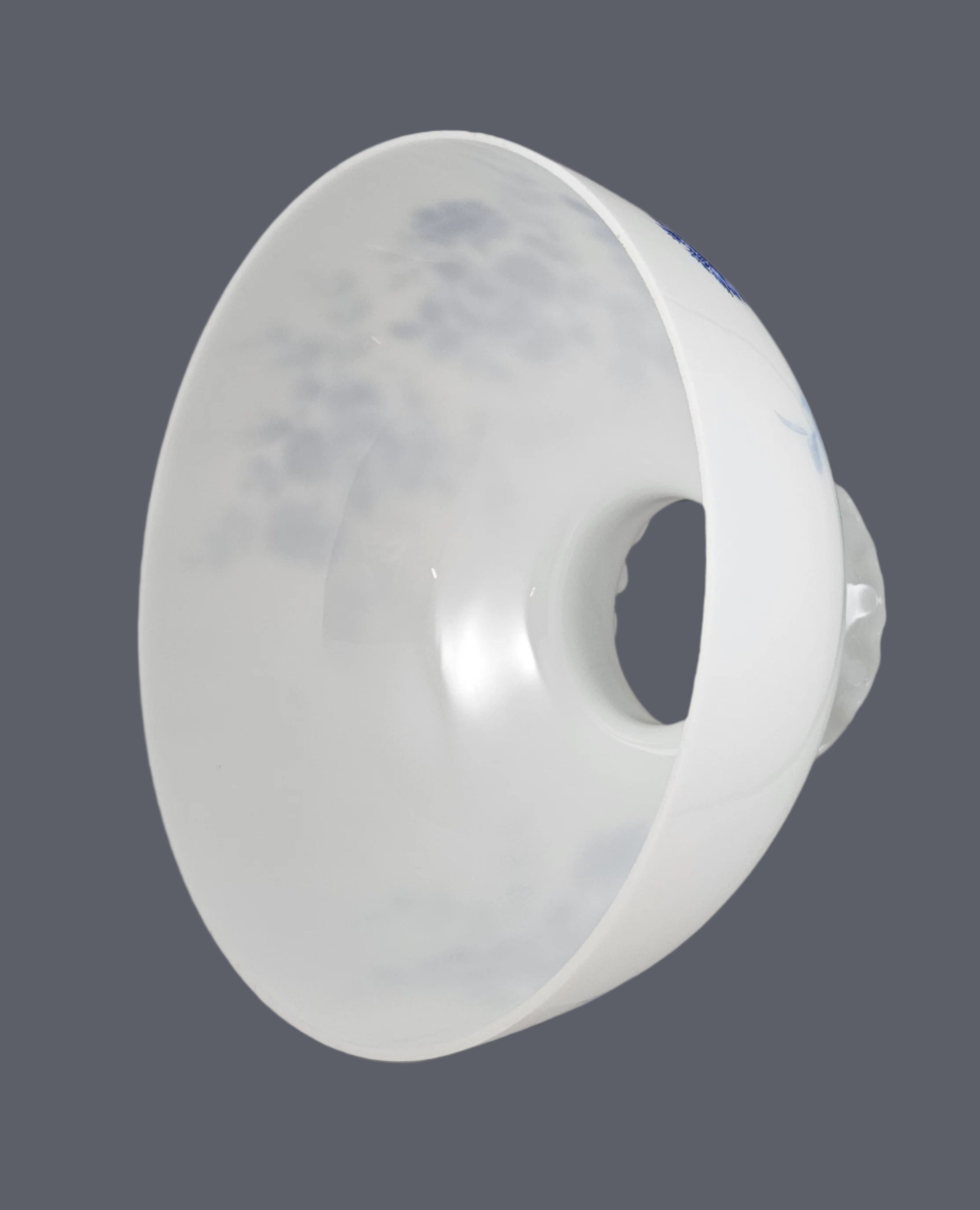 Blue Rose Opal Student Shade w/ Blue Stripe and Crimp Top