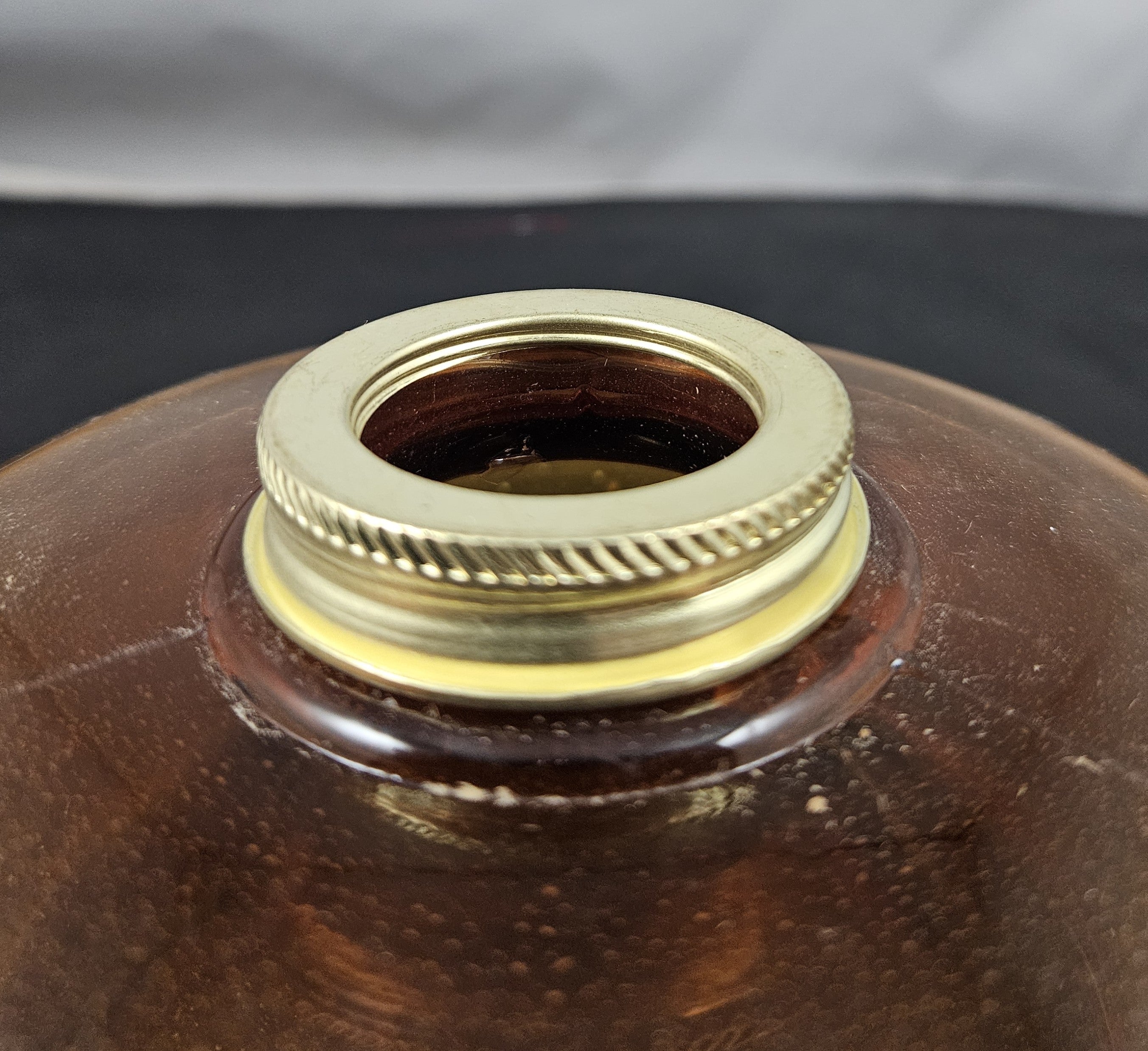 3" Amber "Antique Style" Fount