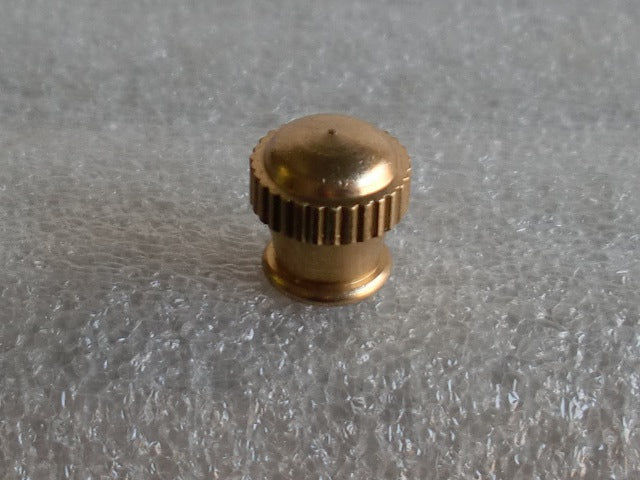 Unfinished Brass Knurled Turn Knob
