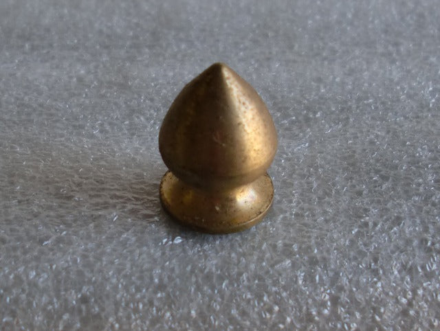 Unfinished Brass Small Pear Knob