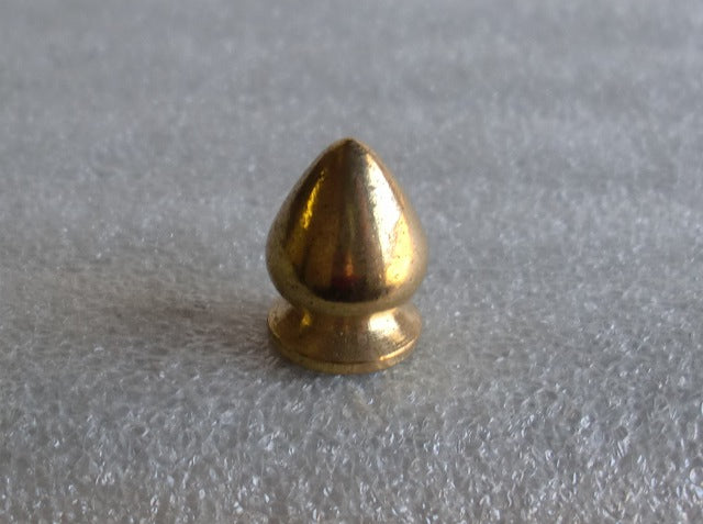 Burnished & Lacquered Brass Small Pear Knob