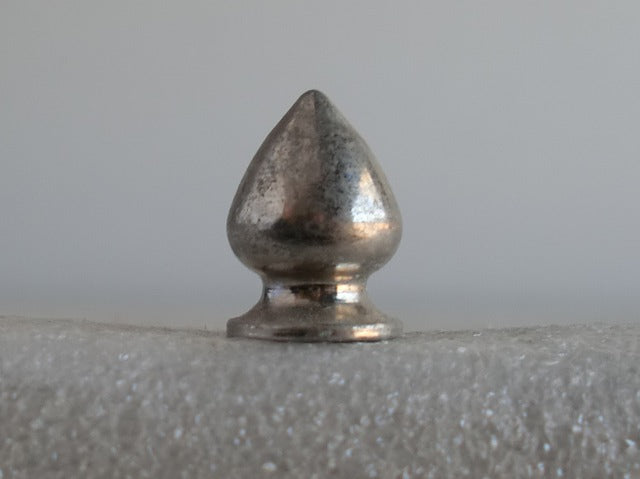 Brass, Nickel Plated Small Pear Knob