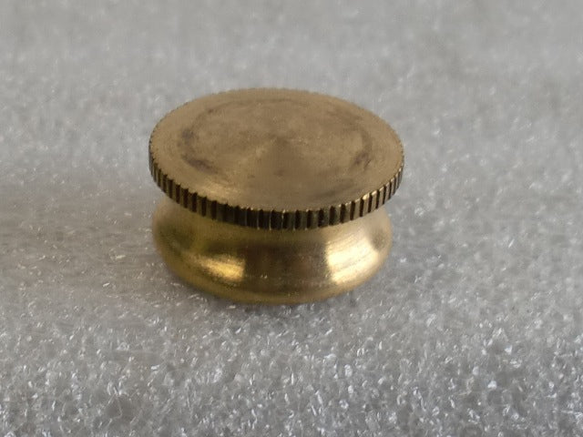 Knurled Brass Cap