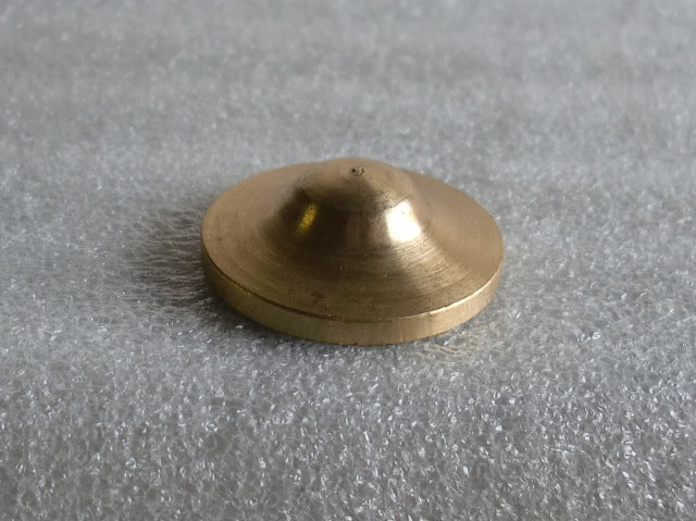 Unfinished Brass Knob tapped 1/8 IPS