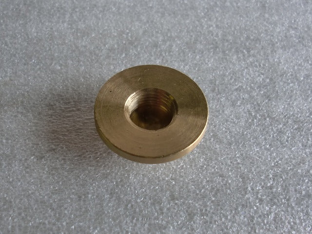 Unfinished Brass Knob tapped 1/8 IPS
