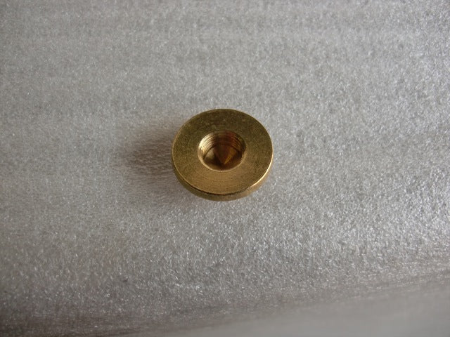 Burnished & Lacquered Brass Knob Tapped 1/8 IPS