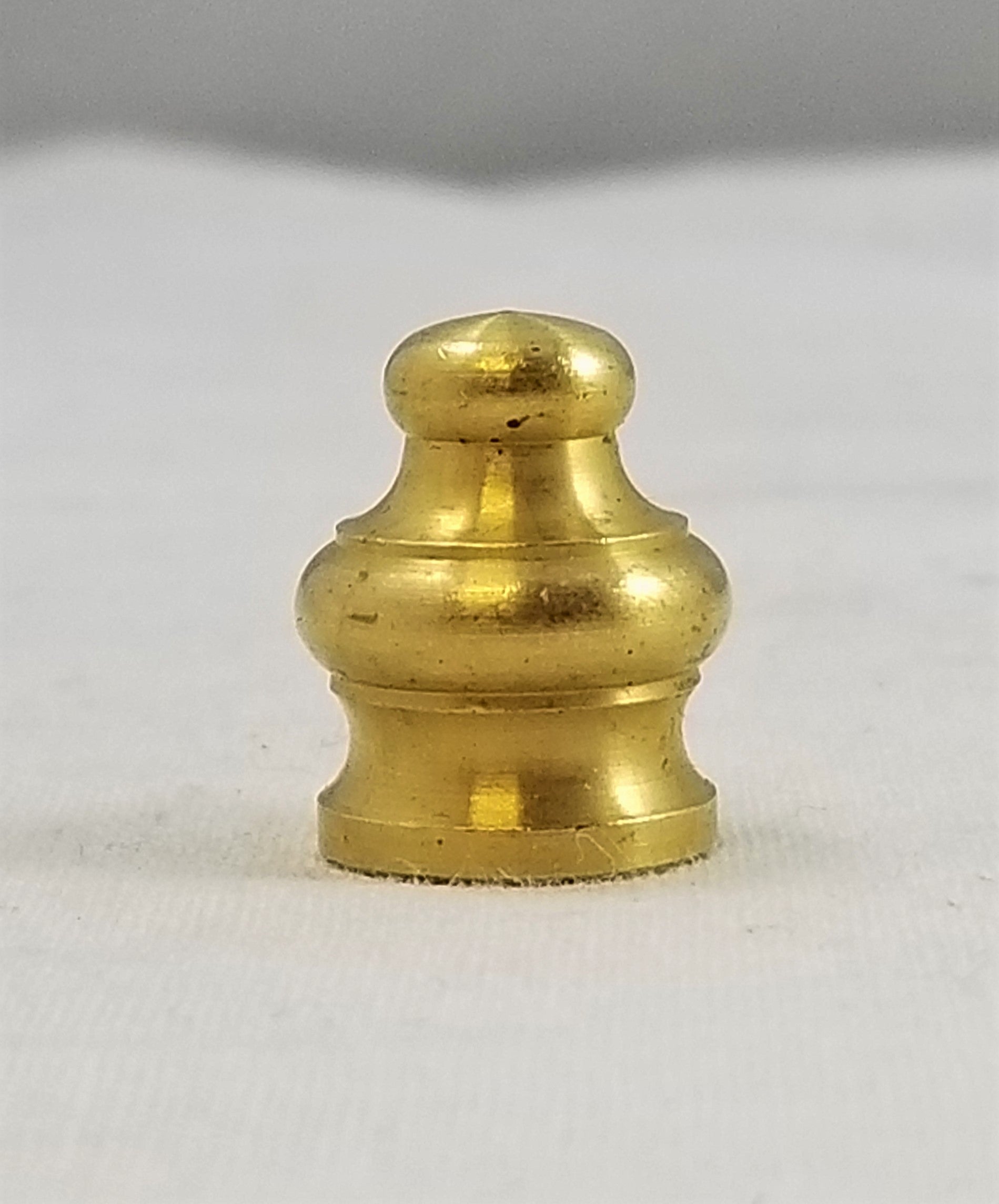 Finial - Unfinished Brass - Tapped 1/8 IPS