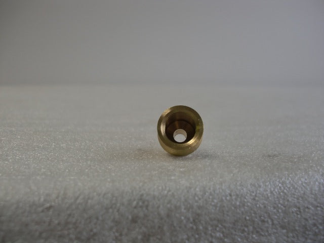 Unfinished Brass Pyramid Knob w/ Hole for beaded chain