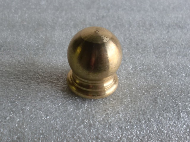 Burnished & Lacquered Brass Ball Knob Tapped 1/8 IPS