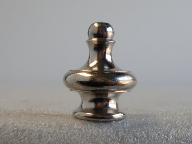Brass, Nickel Plated Pyramid Knob Tapped 1/8 IP