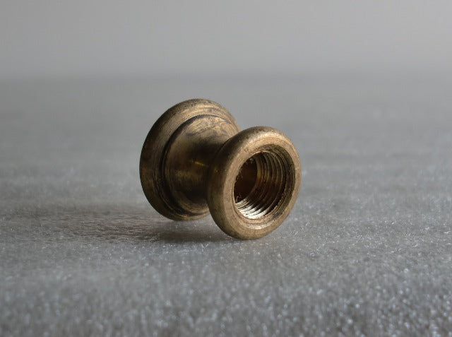 Unfinished Brass Knob Tapped 1/8 IPS