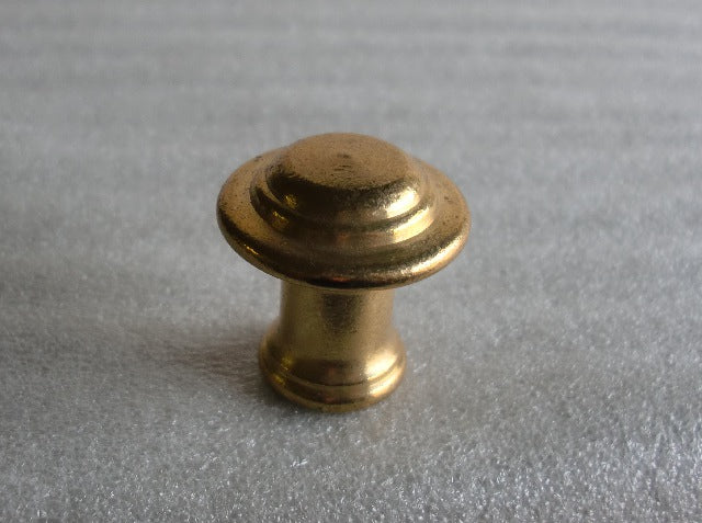 Unfinished Brass Knob Tapped 1/8 IPS
