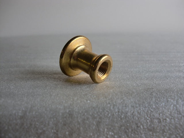 Unfinished Brass Knob Tapped 1/8 IPS