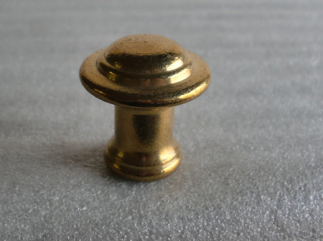 Burnished & Lacquered Brass Knob Tapped 1/8 IPS