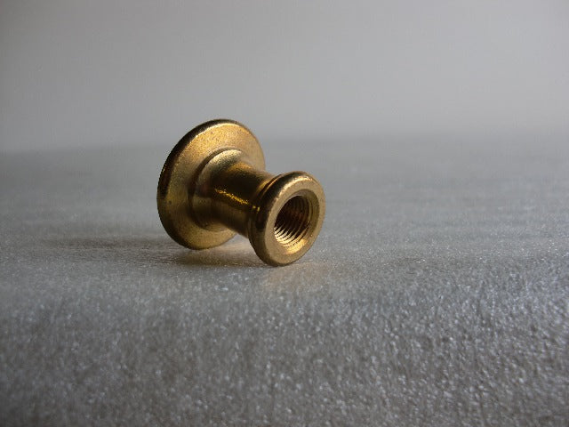 Burnished & Lacquered Brass Knob Tapped 1/8 IPS