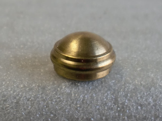 Unfinished Brass Raised Cap