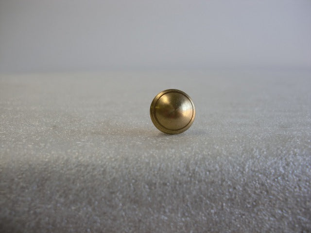 Unfinished Brass Raised Cap