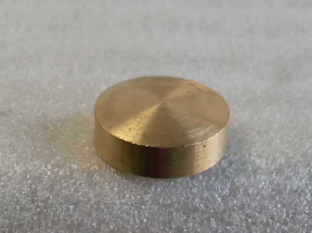 Unfinished Brass Simple Flat Cap