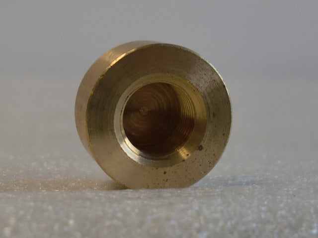 Unfinished Large Simple Brass Cap