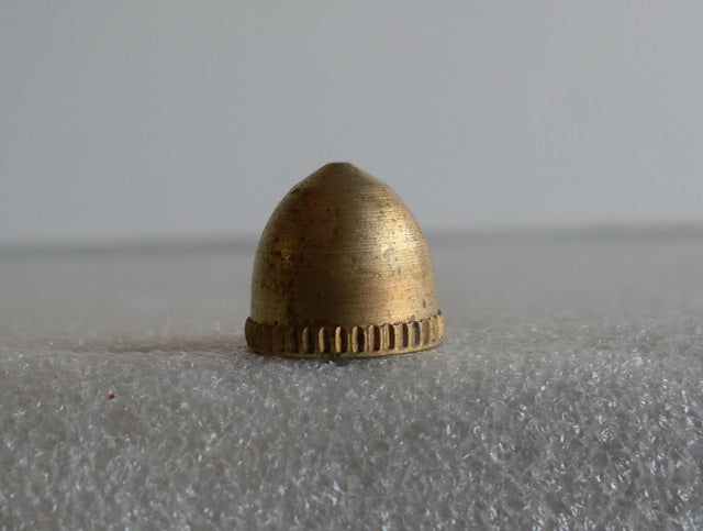 Unfinished Brass Acorn Knob Tapped 1/8 IPS