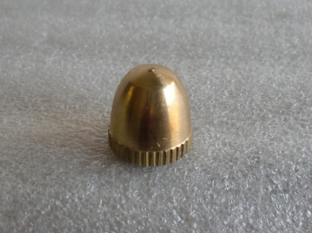 Unfinished Brass Acorn Knob Tapped 1/4"-27