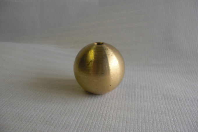 Turned Brass Ball Ornaments - Unfinished - 1-1/2" Diameter