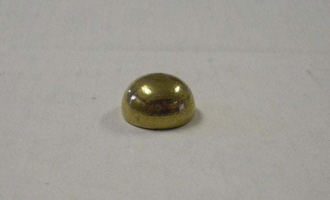 Brass Half-Round Balls - 1/8" F - 3/4" Diameter - Unfinished Bra