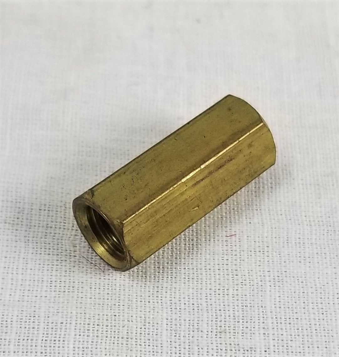 Hexagon Rod Coupling - Solid Brass