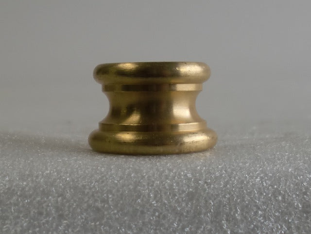 5/8" Unfinished Turned Brass Neck Tapped 1/4 IPS