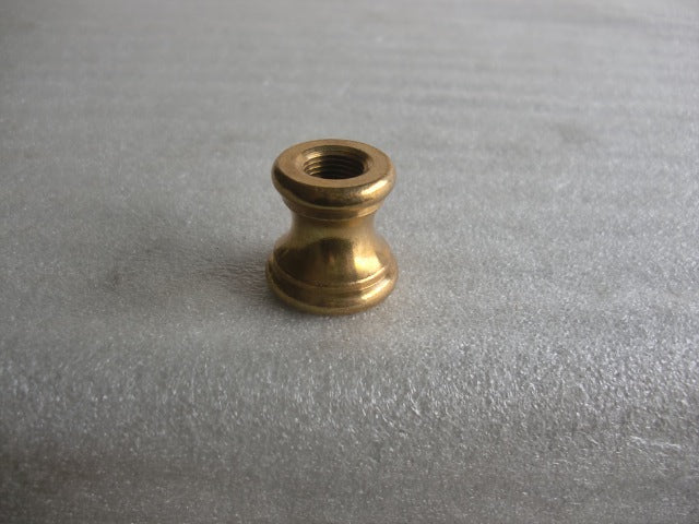 7/8" Burnished & Lacquered Turned Brass Neck Tapped 1/8 IP