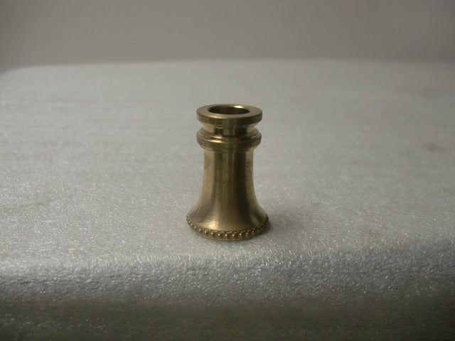 15/16" Unfinished Brass Turned Beaded Neck Slips 1/8 IPS