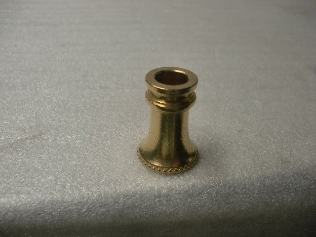 15/16" Turned Brass Beaded Neck Slips 1/8 IPS
