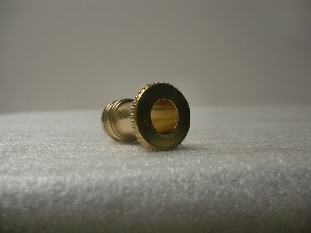 15/16" Turned Brass Beaded Neck Slips 1/8 IPS