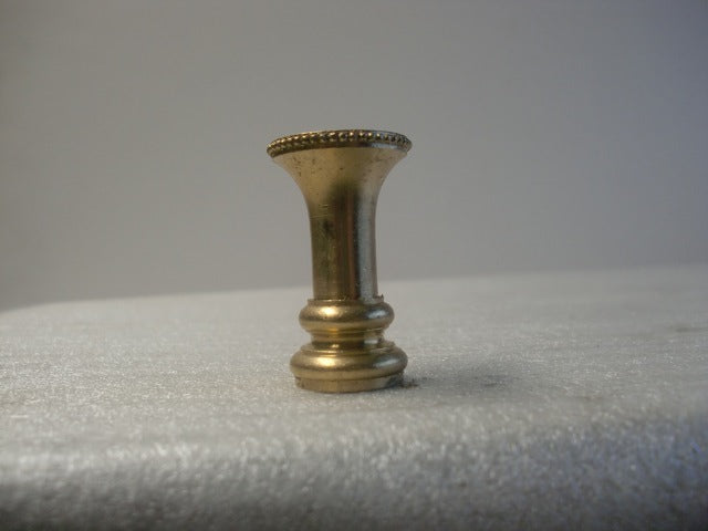 1-3/4" Unfinished Turned Brass Neck Tapped 1/8 IPS Threading