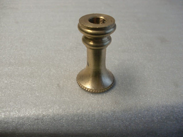 1-3/4" Unfinished Turned Brass Neck Tapped 1/8 IPS Threading