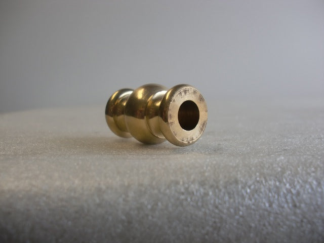 1-1/2" Polished & Lacquered Brass Turned Neck Slips 1/8 IPS