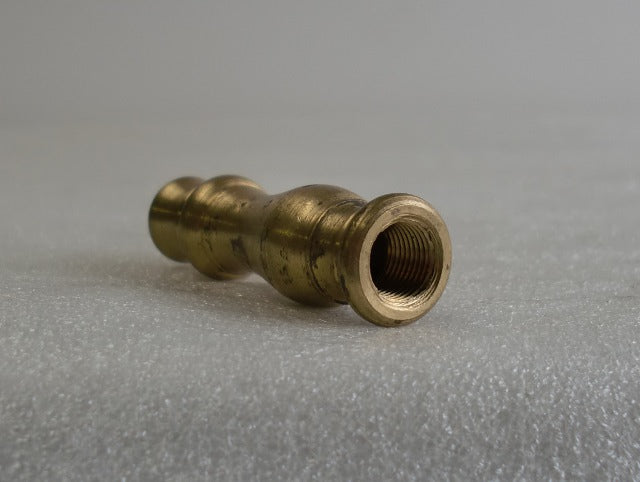 2-1/4" Unfinished Turned Brass Neck Tapped 1/8 IPS  ***OUT OF STOCK***